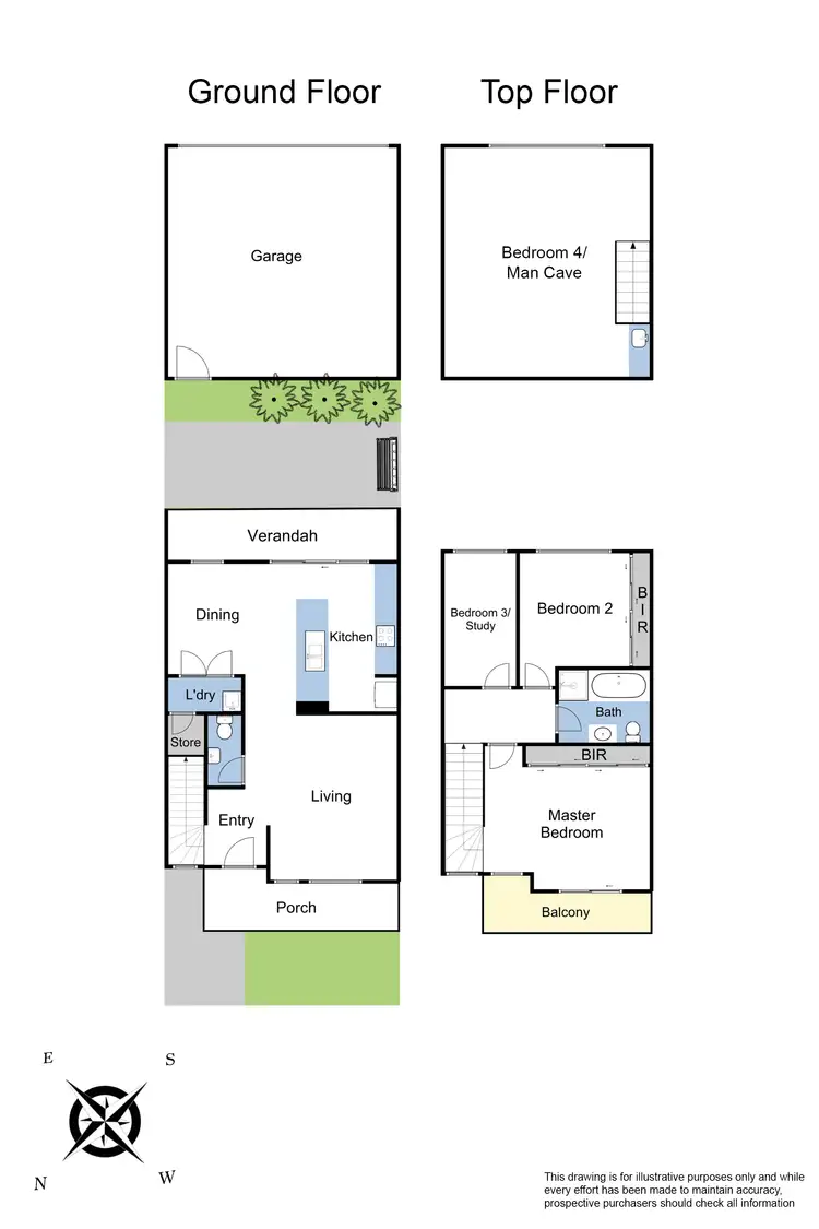 Floorplan of Homely townhouse listing, 102 Keneally Street, Dandenong VIC 3175