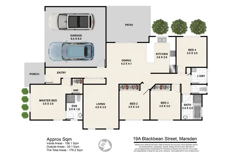 Floorplan of Homely house listing, 19A Blackbean Street, Marsden QLD 4132