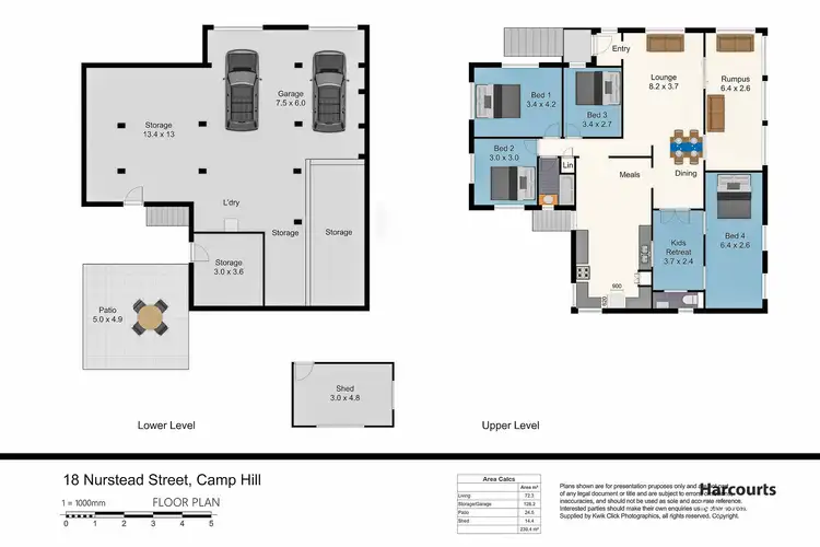 Floorplan of Homely house listing, 18 Nurstead Street, Camp Hill QLD 4152
