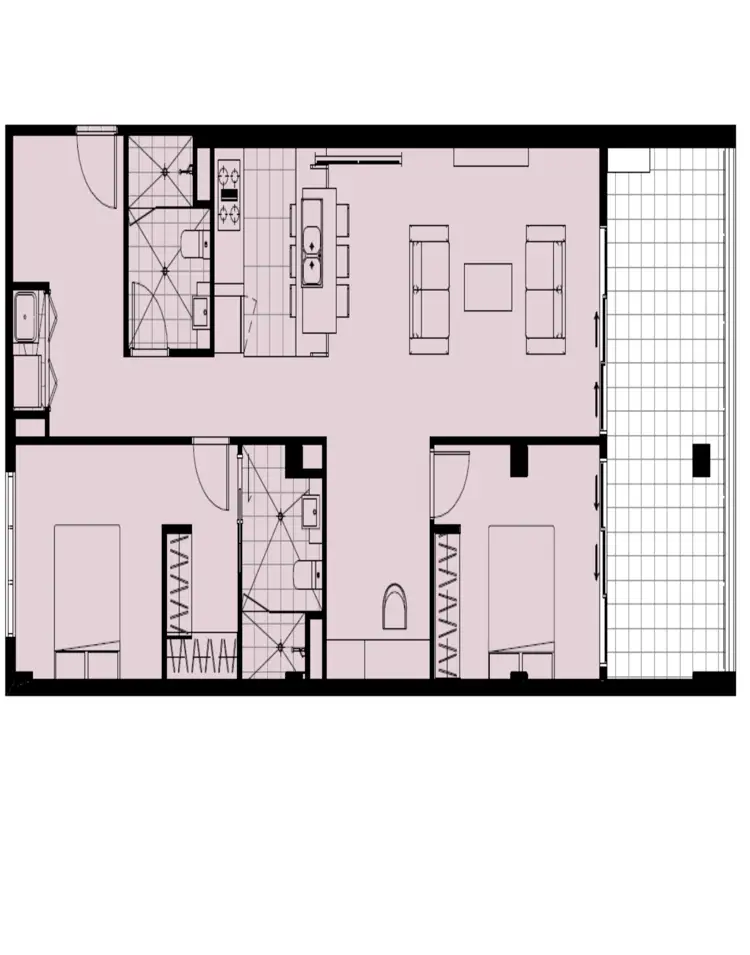 Floorplan of Homely apartment listing, 204/93-105 Auburn Road, Auburn NSW 2144