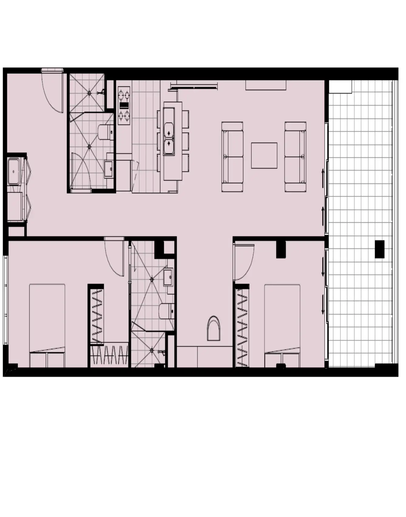 Floorplan of Homely apartment listing, 204/93-105 Auburn Road, Auburn NSW 2144