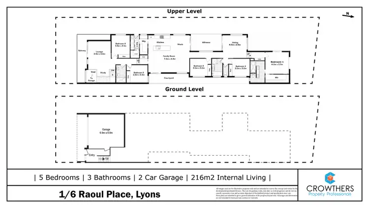 Floorplan of Homely house listing, 1/6 Raoul Place, Lyons ACT 2606