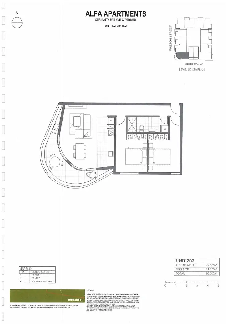 Floorplan of Homely apartment listing, 202/8 Webb Road, Airport West VIC 3042