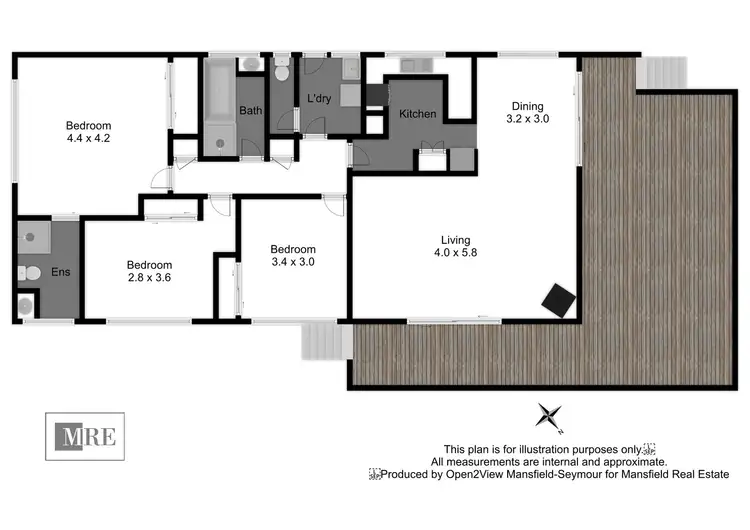 Floorplan of Homely house listing, 13 Edmanson Avenue, Howqua Inlet VIC 3723