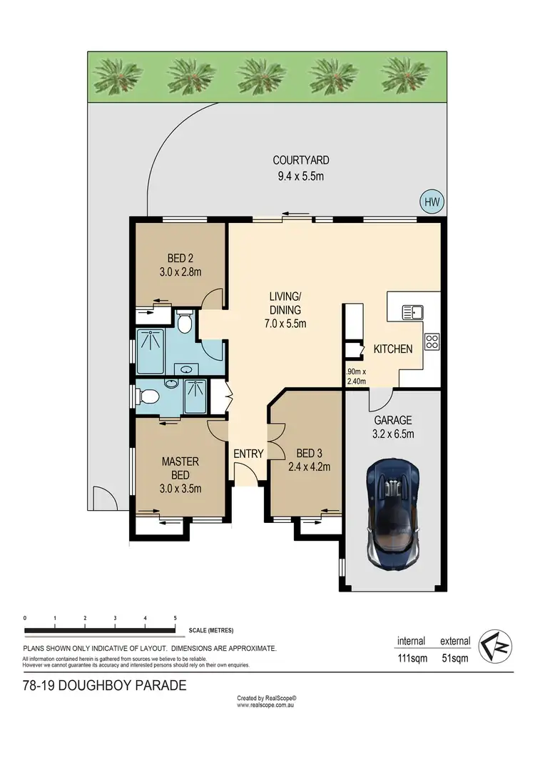 Floorplan of Homely townhouse listing, 78/19 Doughboy Parade, Hemmant QLD 4174
