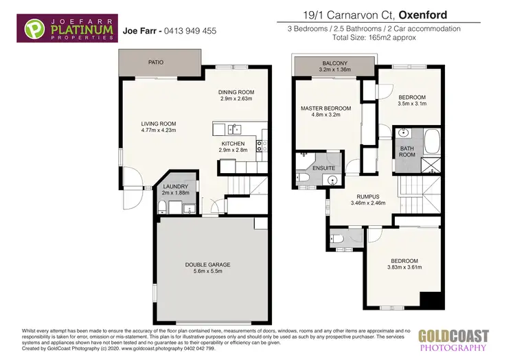 Floorplan of Homely townhouse listing, 19/1-3 Carnarvon Ct, Oxenford QLD 4210
