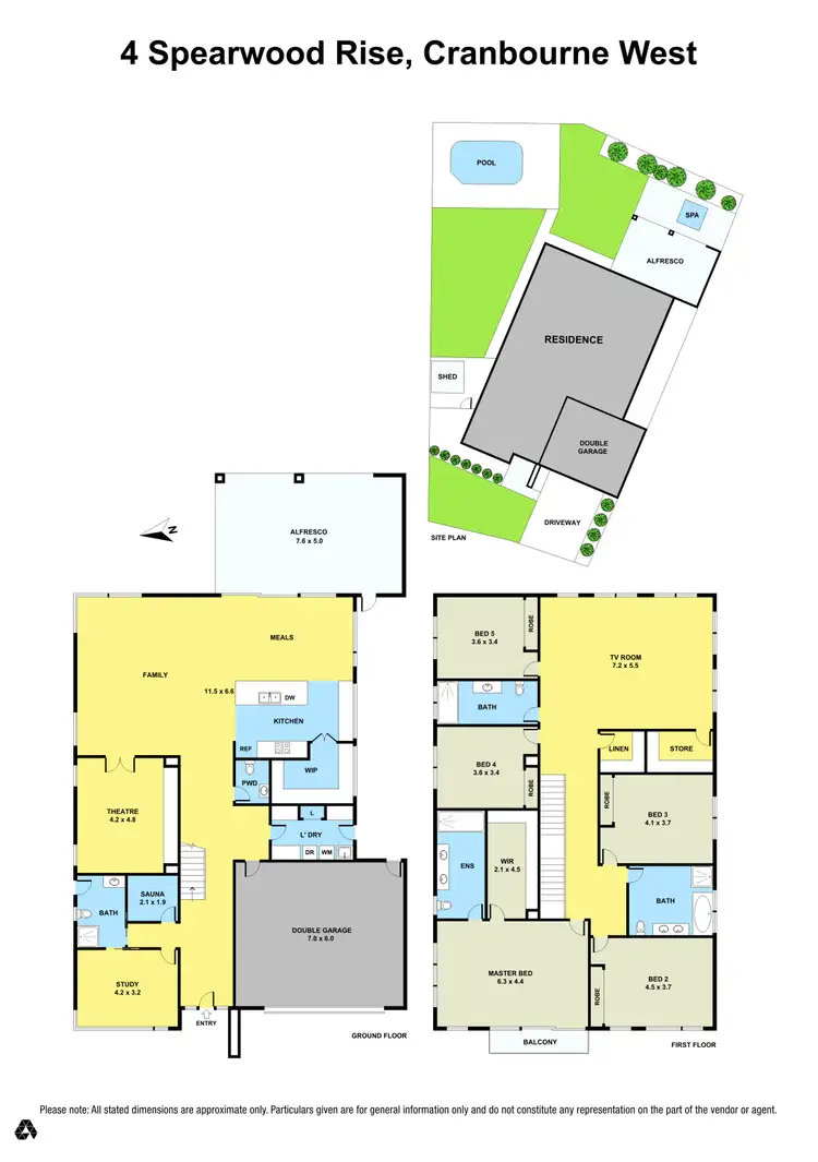 Floorplan of Homely house listing, 4 Spearwood Rise, Cranbourne West VIC 3977