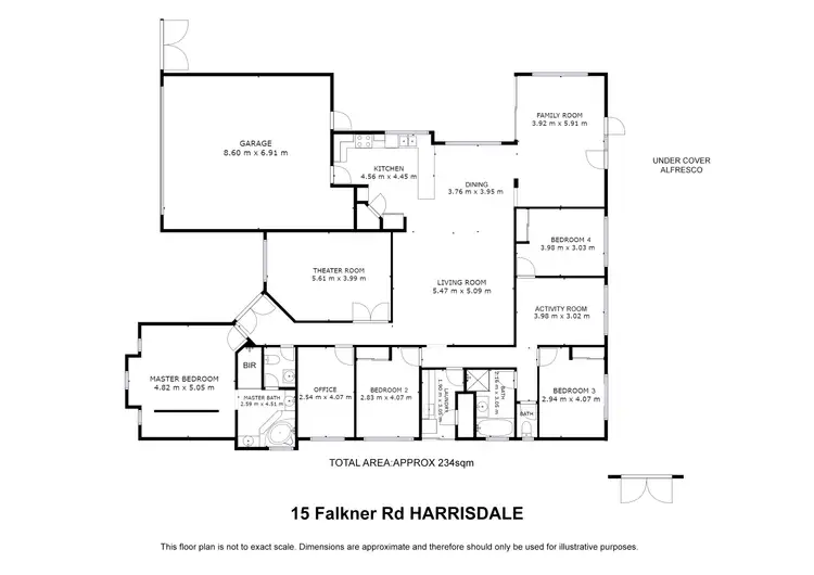 Floorplan of Homely house listing, 15 Falkner Road, Harrisdale WA 6112
