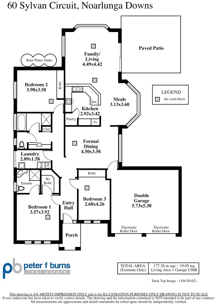 Floorplan of Homely house listing, 60 Sylvan Circuit, Noarlunga Downs SA 5168