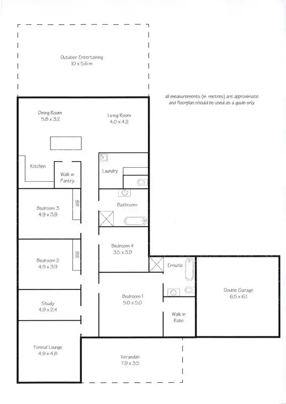 Floorplan of Homely house listing, 457 Scenic Drive, Nelshaby SA 5540