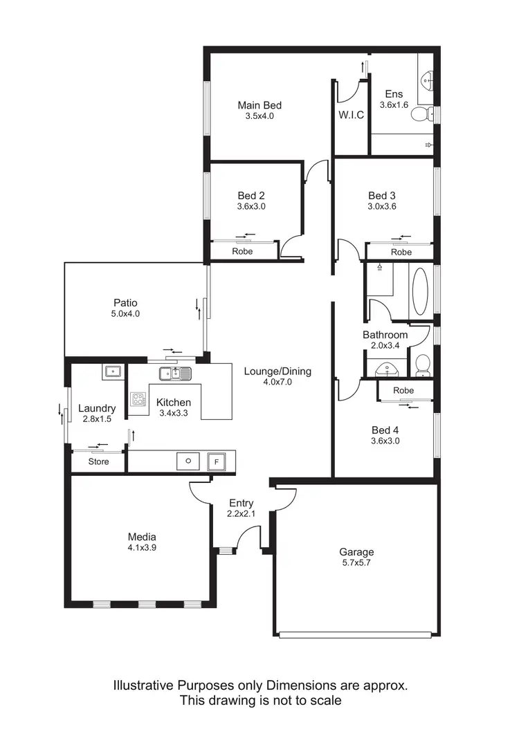 Floorplan of Homely house listing, 52 Mcfarlane Drive, Kanimbla QLD 4870