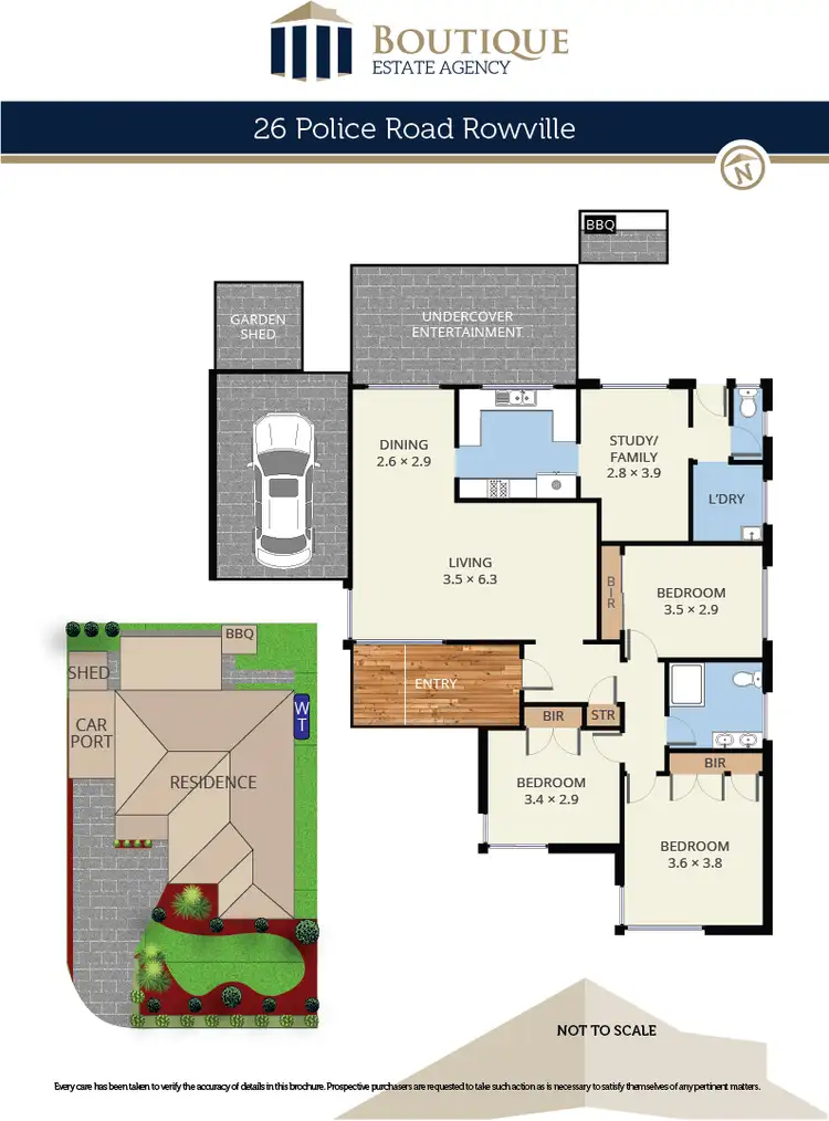 Floorplan of Homely house listing, 26 Police Road, Rowville VIC 3178