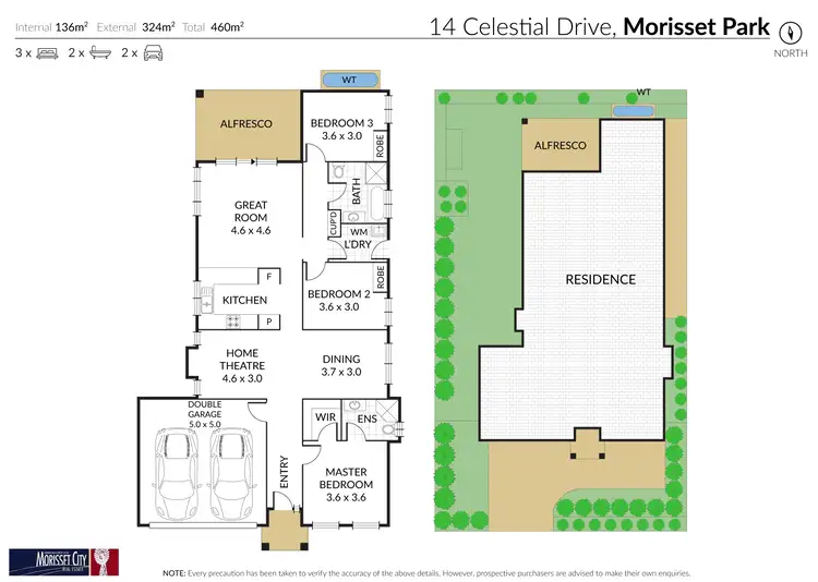Floorplan of Homely house listing, 14 Celestial Drive, Morisset Park NSW 2264
