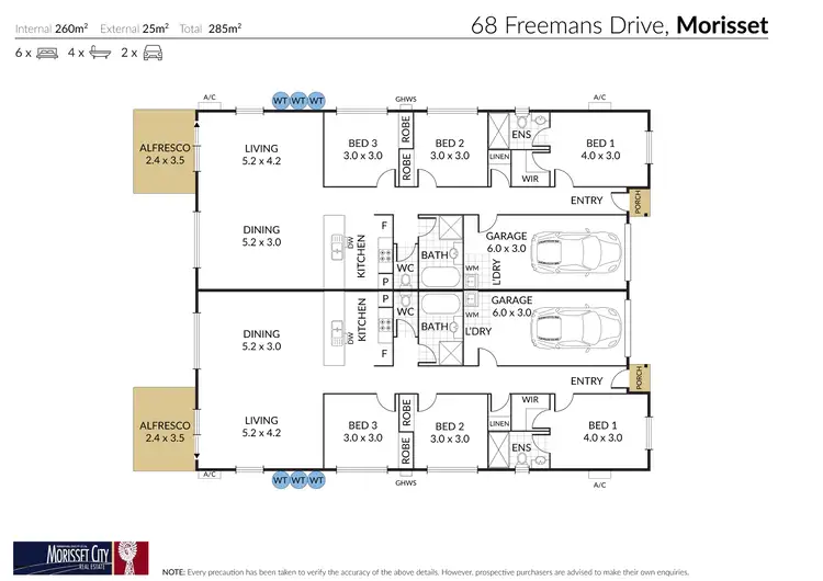Floorplan of Homely house listing, 2/68 Freemans Drive, Morisset NSW 2264
