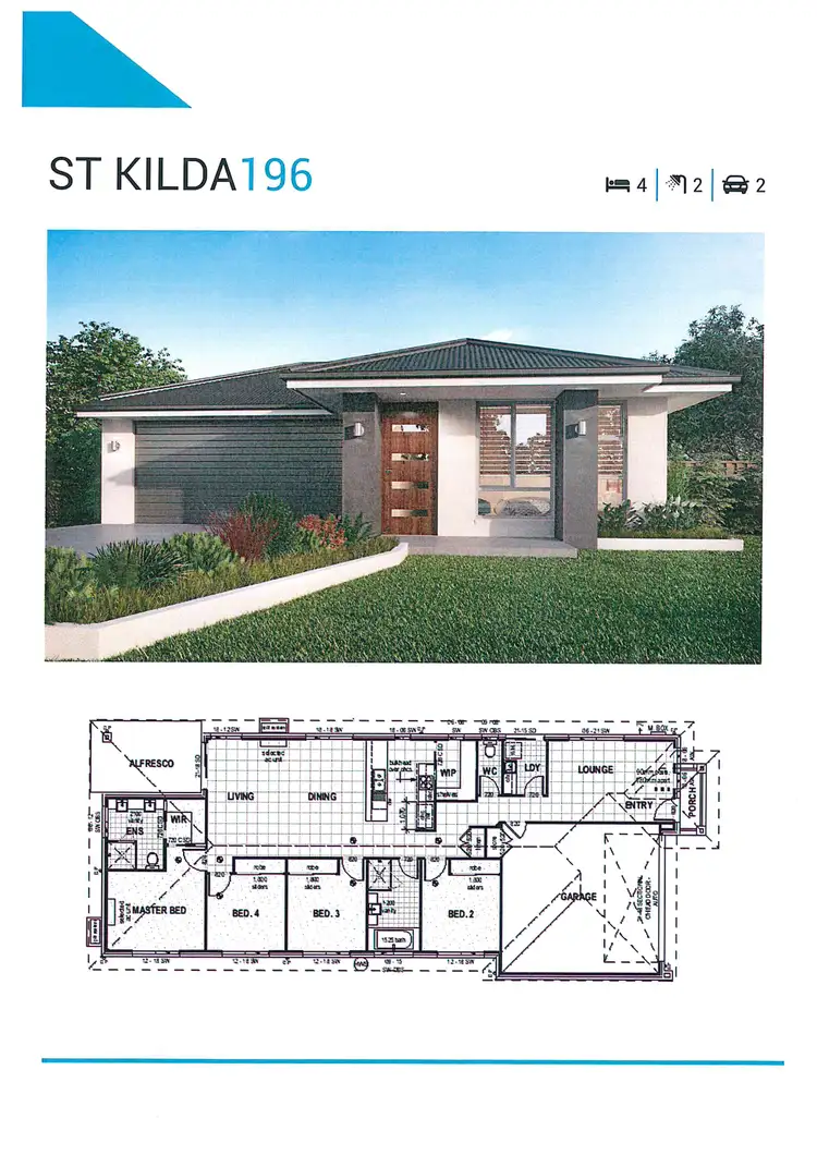 Floorplan of Homely house listing, 21 Killara Boulevard, Logan Reserve QLD 4133