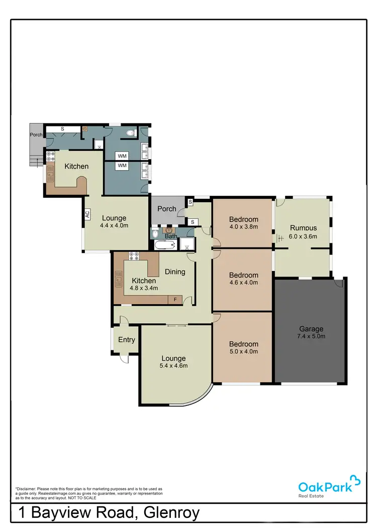 Floorplan of Homely house listing, 1 Bayview Road, Glenroy VIC 3046