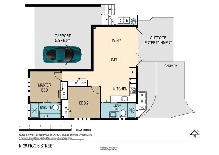 Floorplan of Homely apartment listing, 1/28 Figgis Street, Kedron QLD 4031