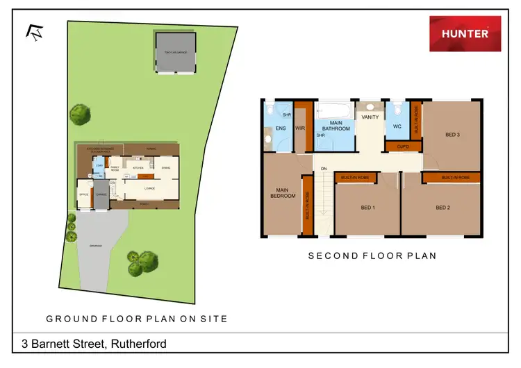 Floorplan of Homely house listing, 3 Barnett Street, Rutherford NSW 2320