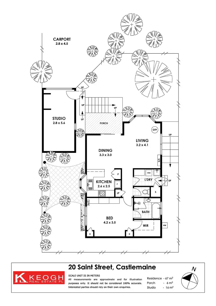 Floorplan of Homely house listing, 20 Saint Street, Castlemaine VIC 3450