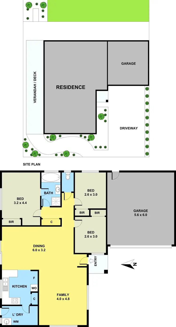 Floorplan of Homely house listing, 2/42 Kirkwood Crescent, Hampton Park VIC 3976