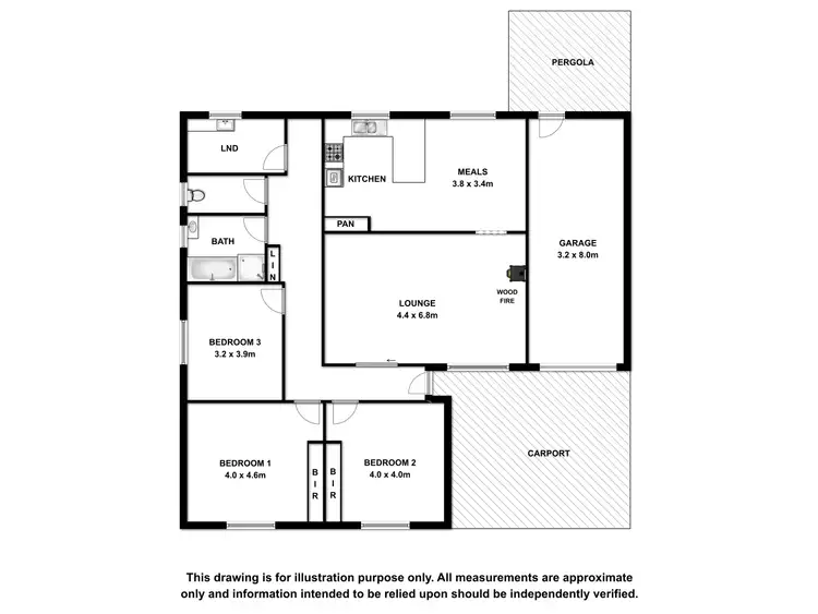 Floorplan of Homely house listing, 6 Heaver Drive, Mount Gambier SA 5290