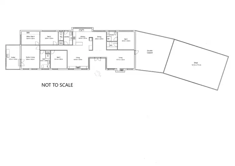 Floorplan of Homely house listing, 17 BLACK FOREST LANE, Stanley VIC 3747
