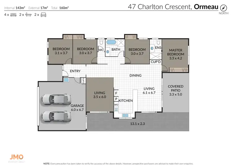 Floorplan of Homely house listing, 47 Charlton Crescent, Ormeau QLD 4208
