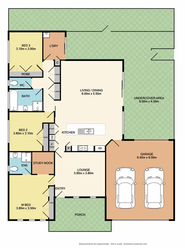 Floorplan of Homely house listing, 21 Gallagher Street, Thurgoona NSW 2640