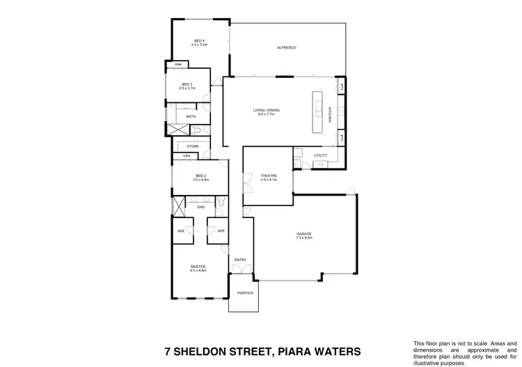 Floorplan of Homely house listing, 7 Sheldon Street, Piara Waters WA 6112