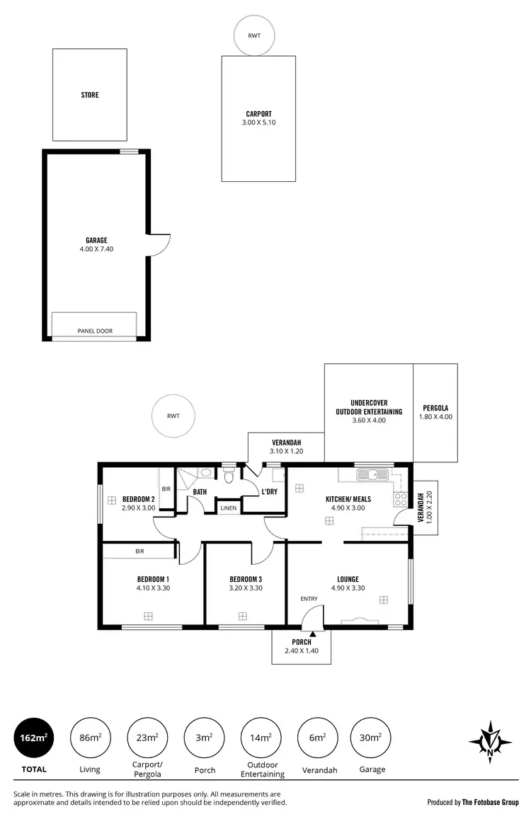 Floorplan of Homely house listing, 30 Tiparra Avenue, Park Holme SA 5043