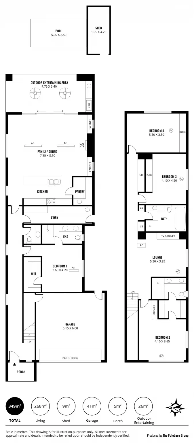 Floorplan of Homely house listing, 21A Delray Street, Fulham SA 5024