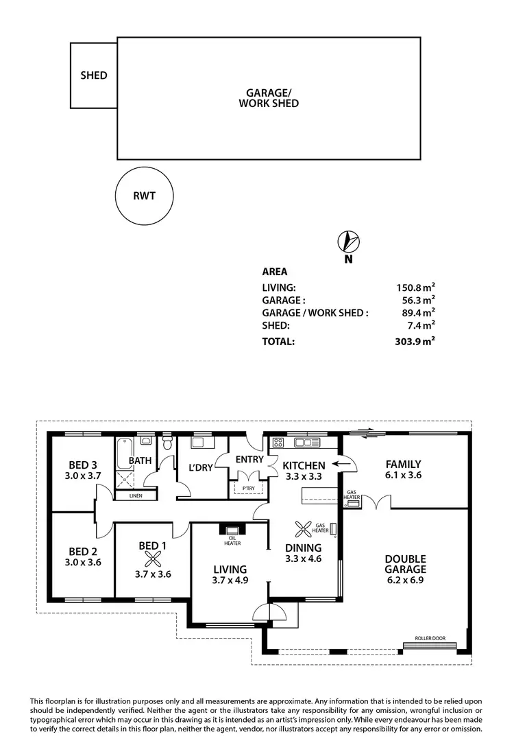 Floorplan of Homely house listing, 34 Sandergrove Road, Strathalbyn SA 5255