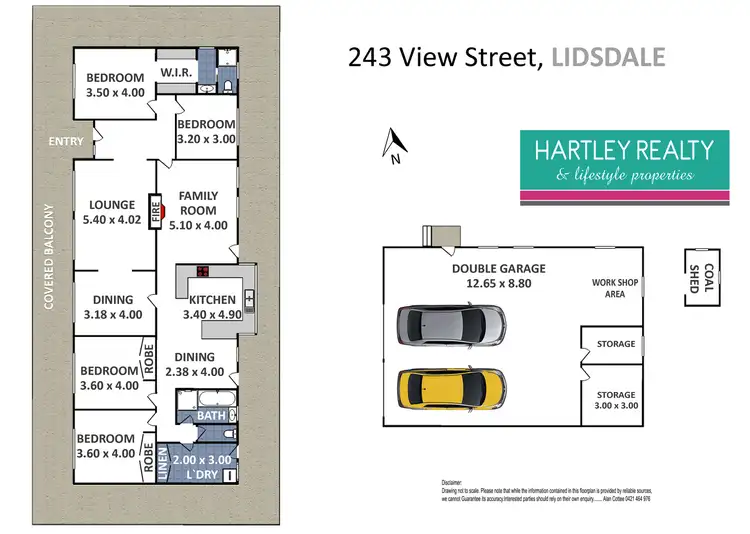 Floorplan of Homely rural property listing, Lot 243 View Street, Lidsdale NSW 2790
