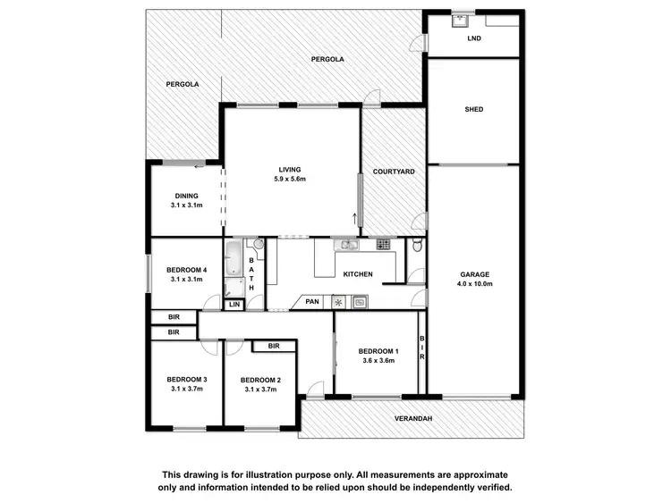 Floorplan of Homely house listing, 11 Commercial Avenue, Millicent SA 5280