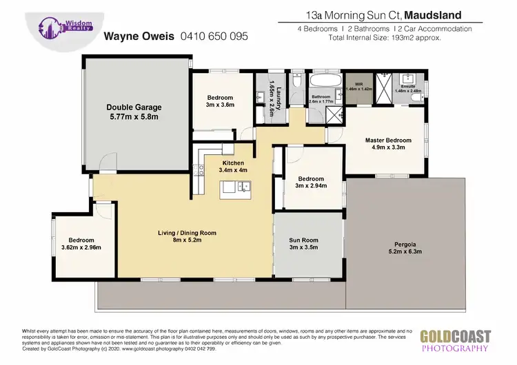 Floorplan of Homely house listing, 13A Morning Sun Court, Maudsland QLD 4210