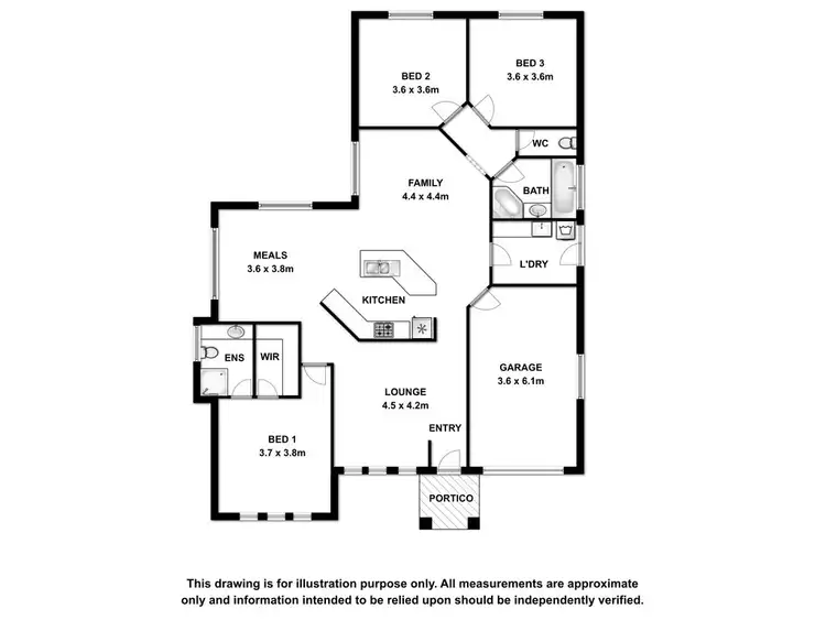 Floorplan of Homely house listing, 7 Arthur Street, Beachport SA 5280