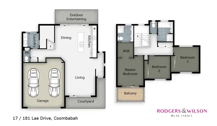 Floorplan of Homely townhouse listing, 17/181 Lae Drive, Coombabah QLD 4216