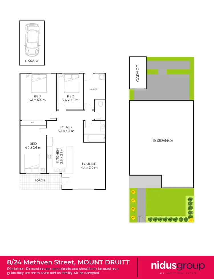 Floorplan of Homely villa listing, 8/24 Methven Street, Mount Druitt NSW 2770