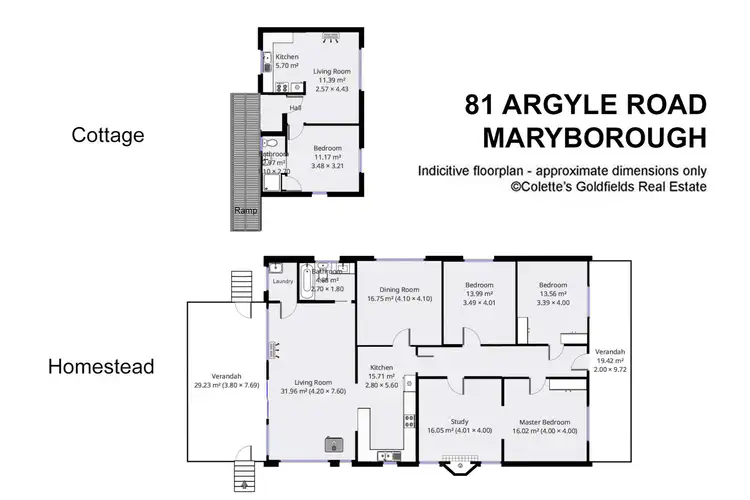 Floorplan of Homely rural property listing, 81 Layton Road, Maryborough VIC 3465