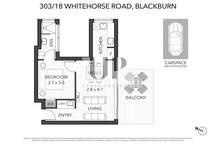 Floorplan of Homely apartment listing, 303/18 Whitehorse Road, Blackburn VIC 3130