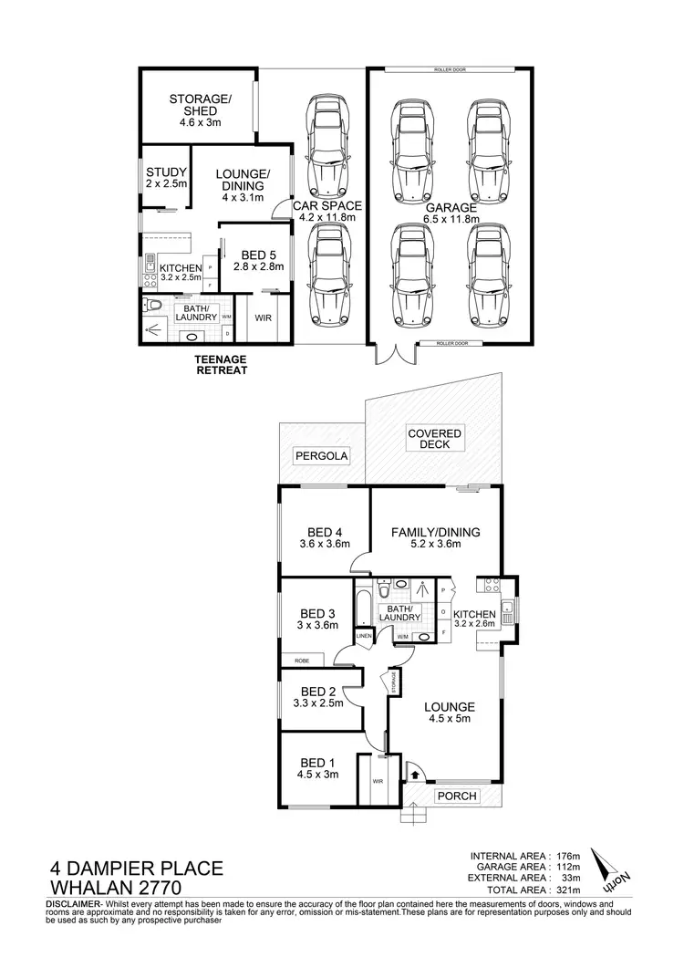 Floorplan of Homely house listing, 4 Dampier Place, Whalan NSW 2770