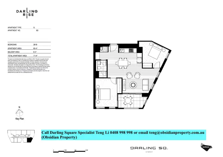 Floorplan of Homely apartment listing, 60 Hay Street, Sydney NSW 2000