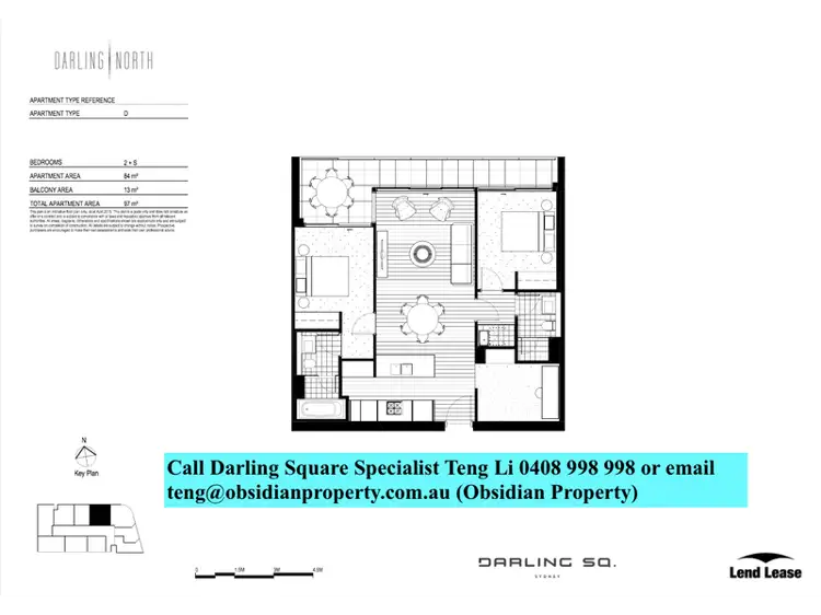Floorplan of Homely apartment listing, 60 Hay Street, Sydney NSW 2000
