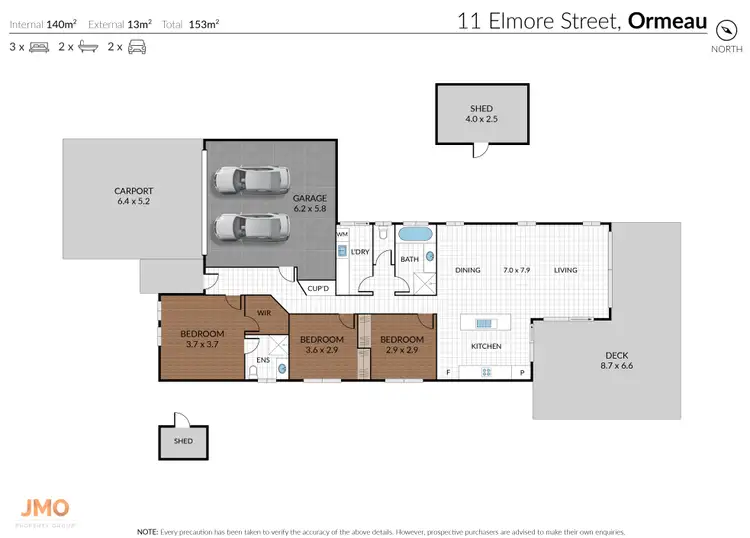 Floorplan of Homely house listing, 11 Elmore Street, Ormeau QLD 4208