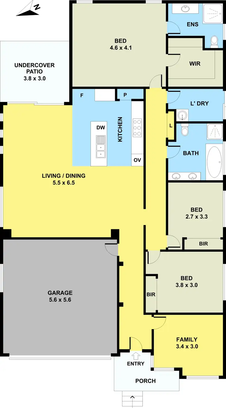 Floorplan of Homely house listing, 8 Qurna Road, Edmondson Park NSW 2174