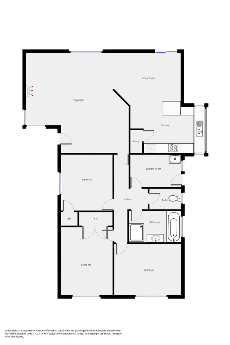Floorplan of Homely house listing, 15 Lowan Court, Portland VIC 3305