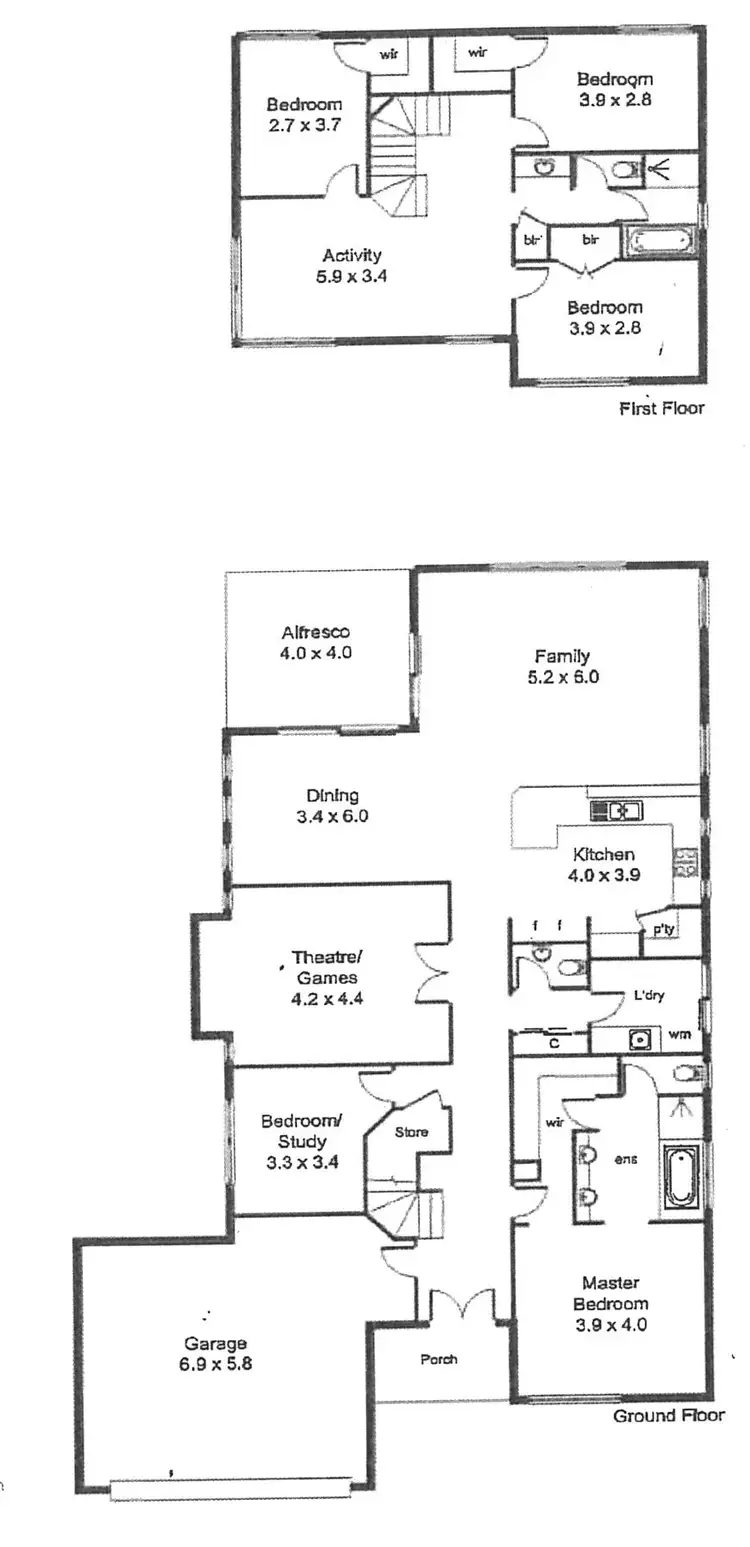 Floorplan of Homely house listing, 28 Carlow Circle, Waterford WA 6152