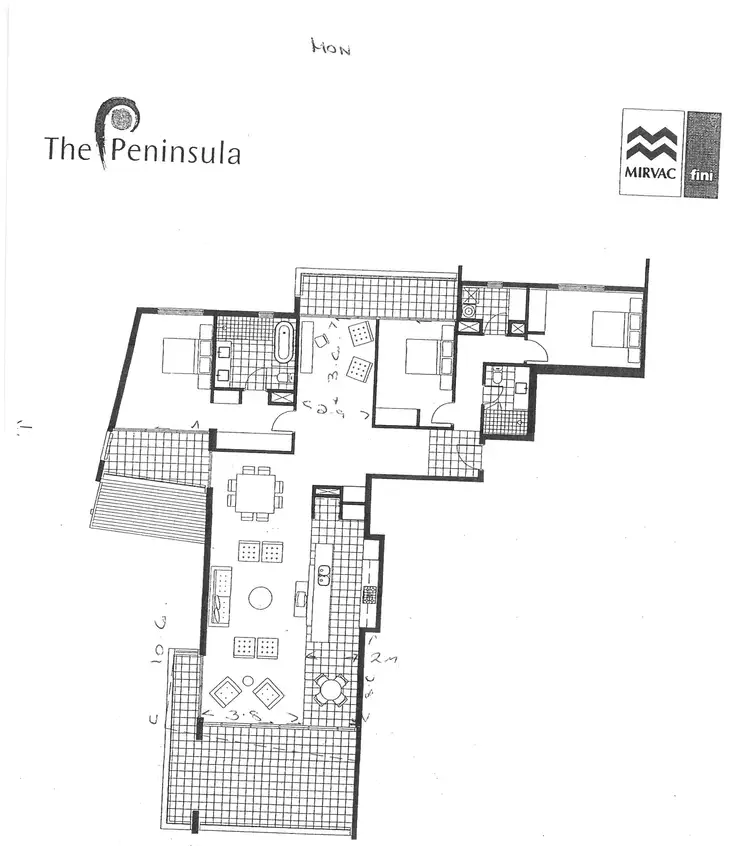 Floorplan of Homely apartment listing, 205/30 The Circus, Burswood WA 6100