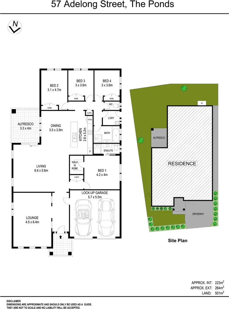 Floorplan of Homely house listing, 57 Adelong Parade, The Ponds NSW 2769