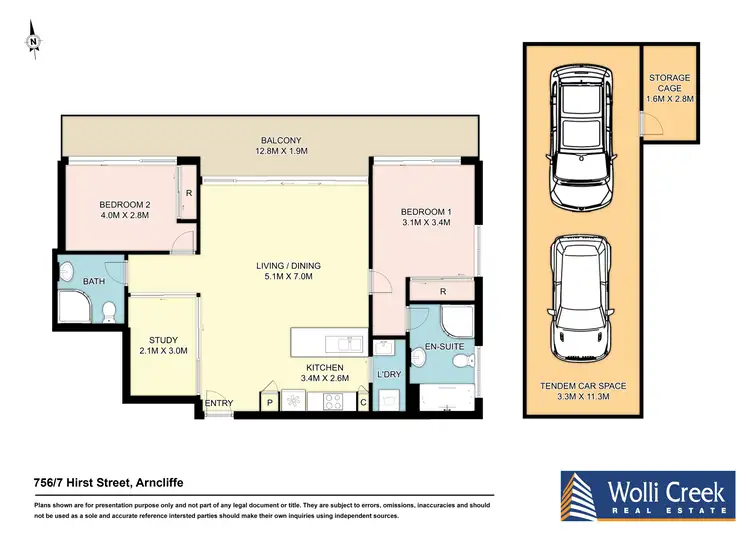 Floorplan of Homely apartment listing, 756/7 Hirst Street, Arncliffe NSW 2205